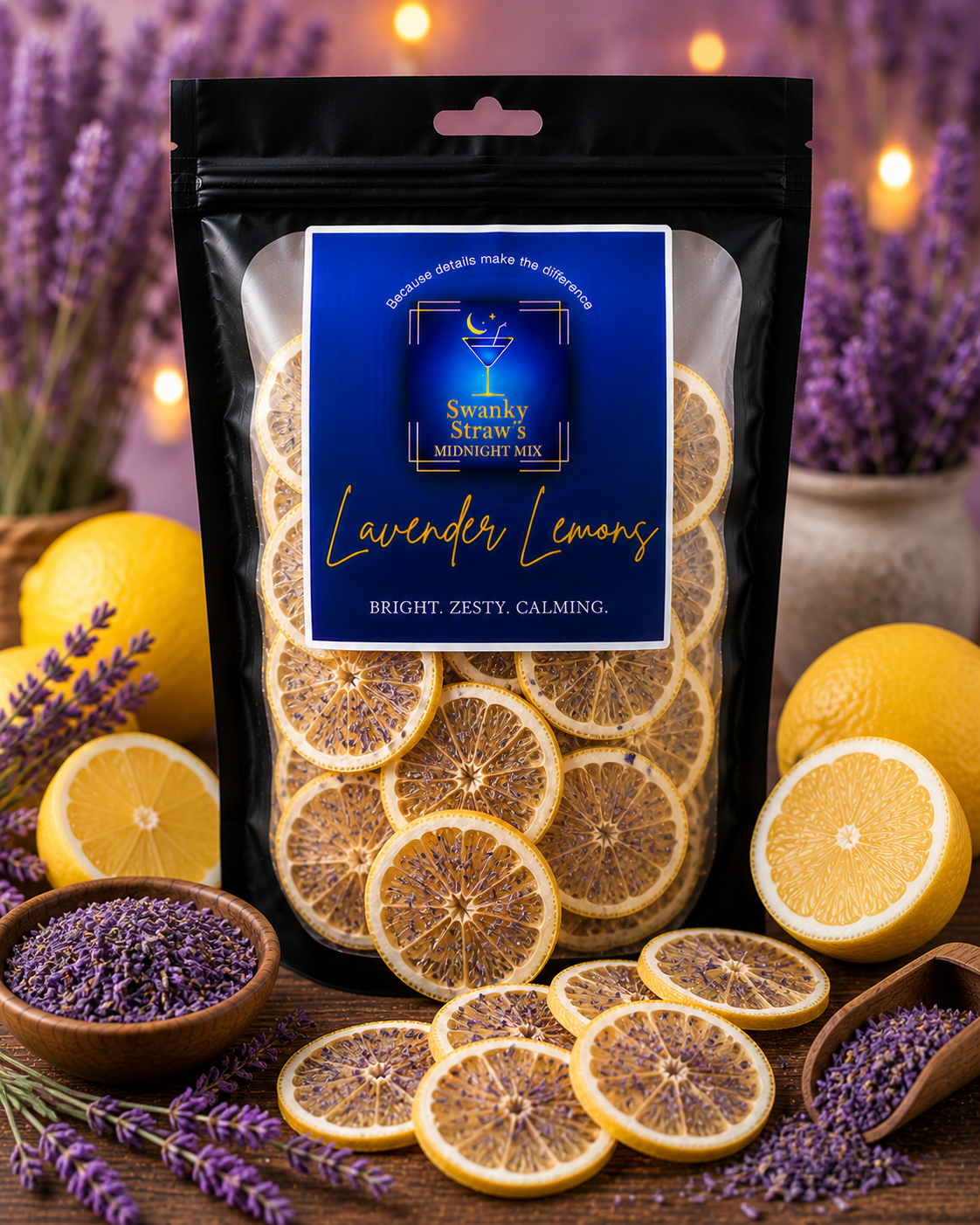 Dehydrated Lavender Lemon
