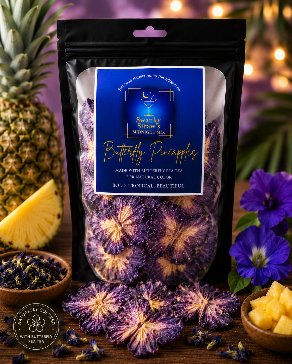Dehydrated Butterfly Pineapple