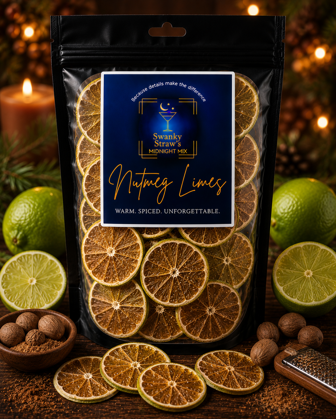 Dehydrated Nutmeg Limes